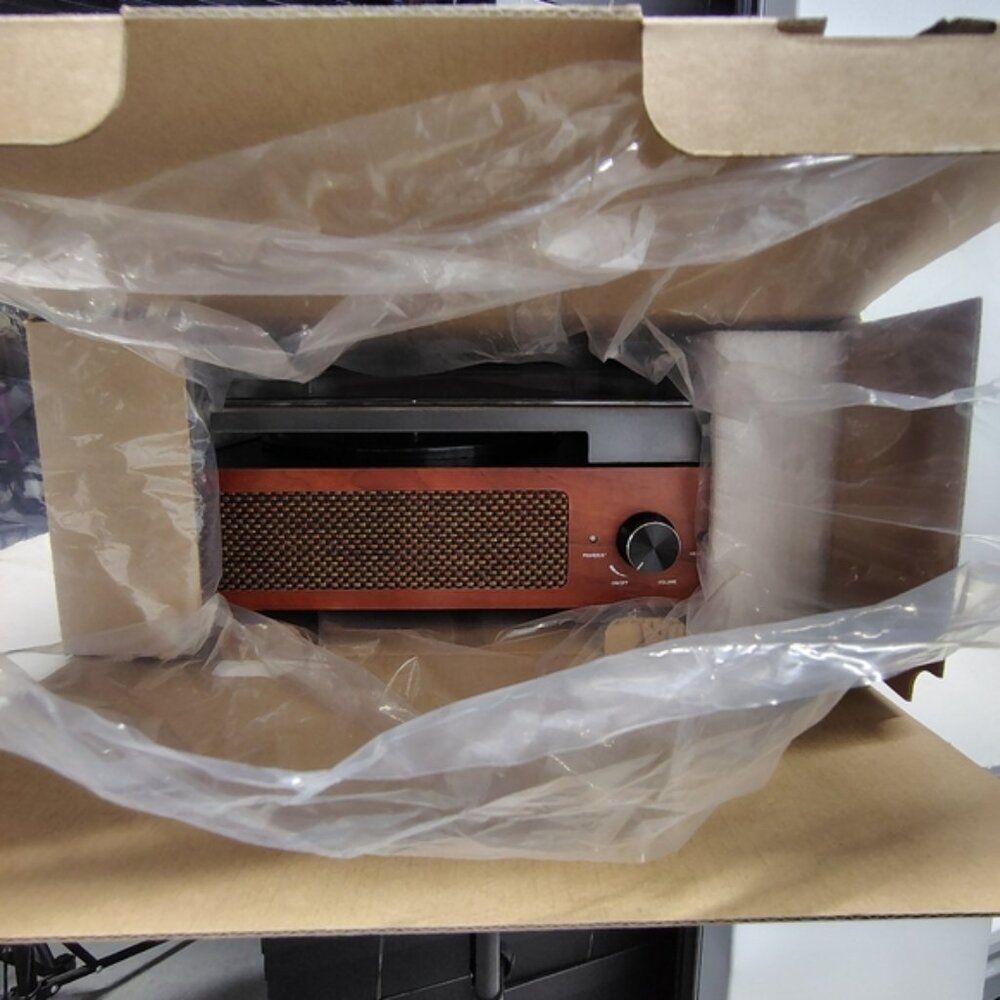 Vintage Looking | Modern Technology |Turntable with Built-In Speakers - Picture 6 of 7